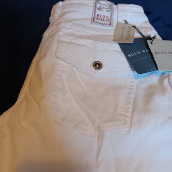 Womens Blue Willi’s Stretch Wide leg pant 40  US (10) - Picture 3 of 9